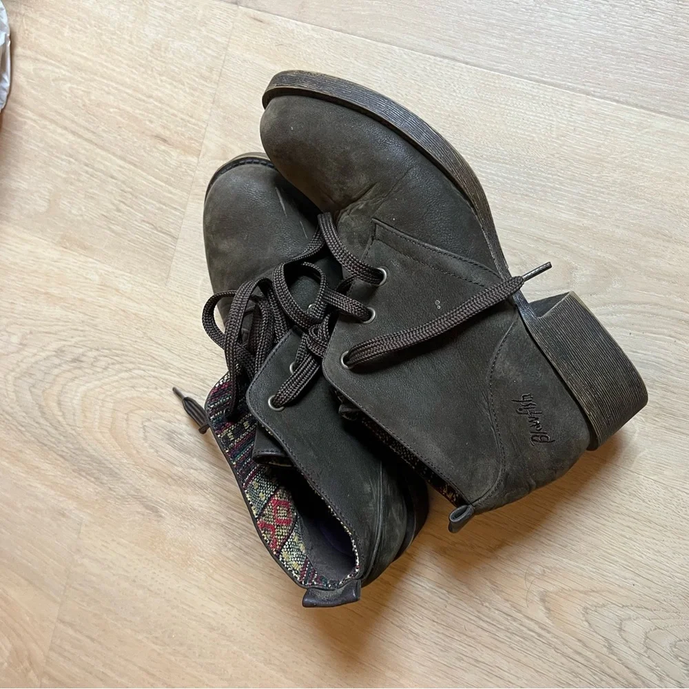 Blowfish Dark Brown Ankle Boots - Picture 3 of 6